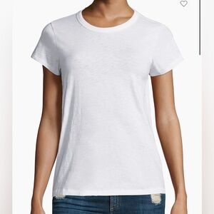 Rag & Bone The Slub Tee In White